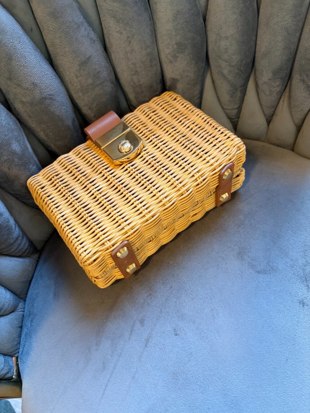 Veronica Beard Lock Box Clutch - Picture 2 of 4